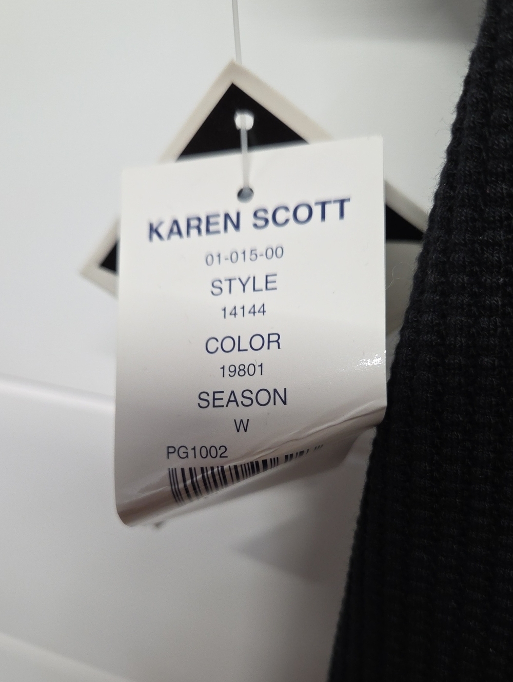 Karen Scott Thermal Tank Top Shirt Womens Size Med - Picture 5 of 5